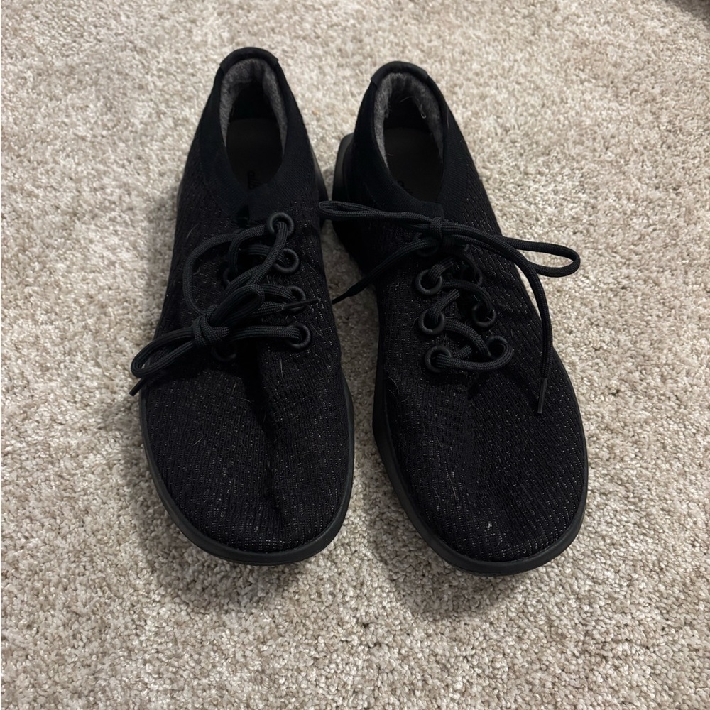 Allbirds Black Knit Wool Runners Sneakers